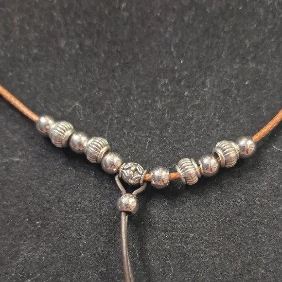 Silver Colored Triple Heart Pendant Necklace (J44) - Picture 2 of 5